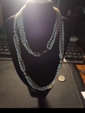 14 Kt Gold pearl Necklace